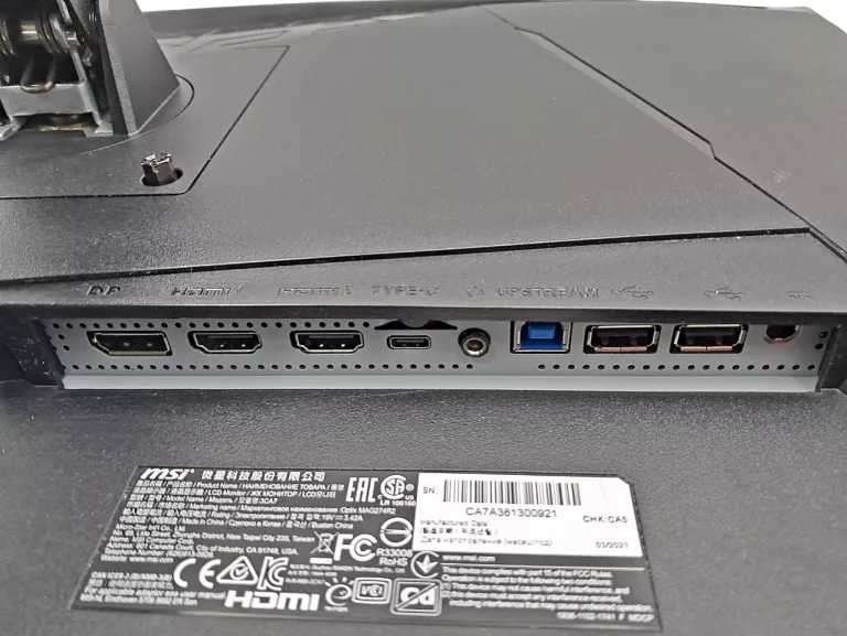 MONITOR MSI OPTIX MAG274R2 LCD 27" 1920X1080PX IPS 165HZ 1MS