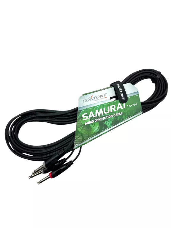 KABEL SAMURAI RAYC100L6 AUDIO JACK 6,3 - 2X JACK 6,3