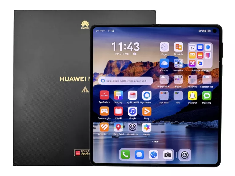 SMARTFON HUAWEI MATE X6 12/512GB 6.45" 120HZ CZARNY - NA CZĘŚCI!