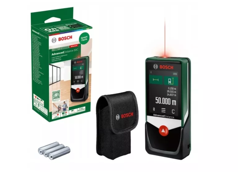 BOSCH ADVANCED DISTANCE 50C MIERNIK ODLEGŁOŚCI DALMIERZ BLUETOOTH