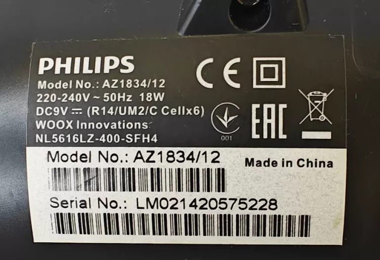 RADIOODTWARZACZ PHILIPS Z1834