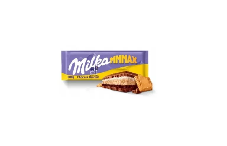 CZEKOLADA MILKA MMMAX CHOCO & KEKS Z HERBATNIKAMI 300 G