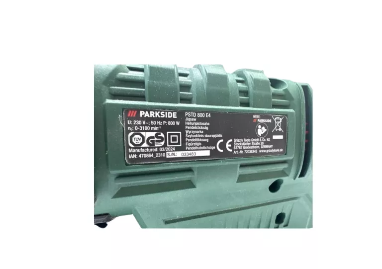 PARKSIDE WYRZYNARKA PSTD 800 E4 + BRZESZCZOTY
