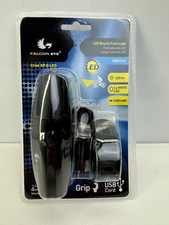 LAMPA ROWEROWA PRZEDNIA FALCON EYE FBF0112, 420 LM