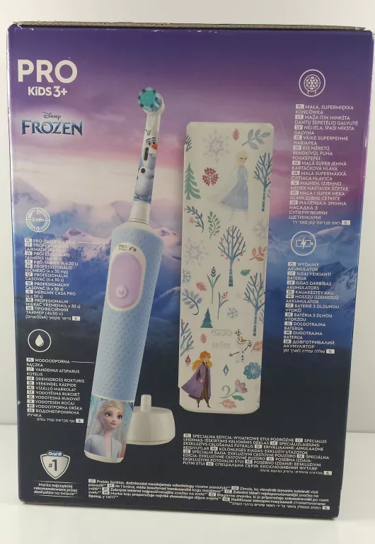 SZCZOTECZKA ELEKTRYCZNA ORAL-B PRO KIDS FROZEN + ETUI