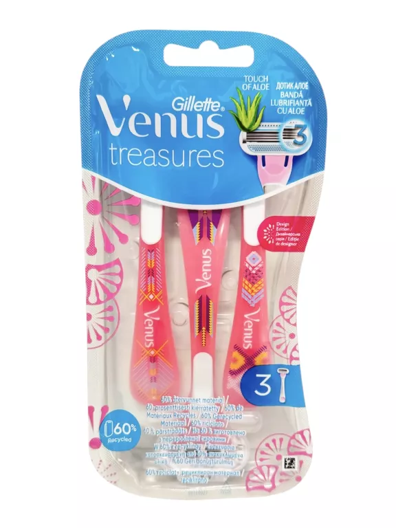 MASZYNKA GILLETTE TREASURES VENUS ALOE 3 SZTUK