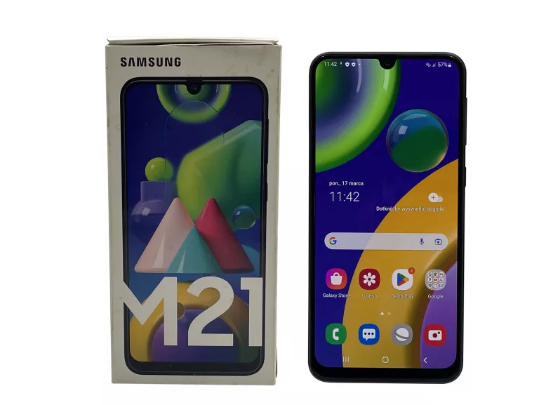 TELEFON SAMSUNG GALAXY M21 SM-M215F 4/64GB 6.4" 48MPIX 6000MAH