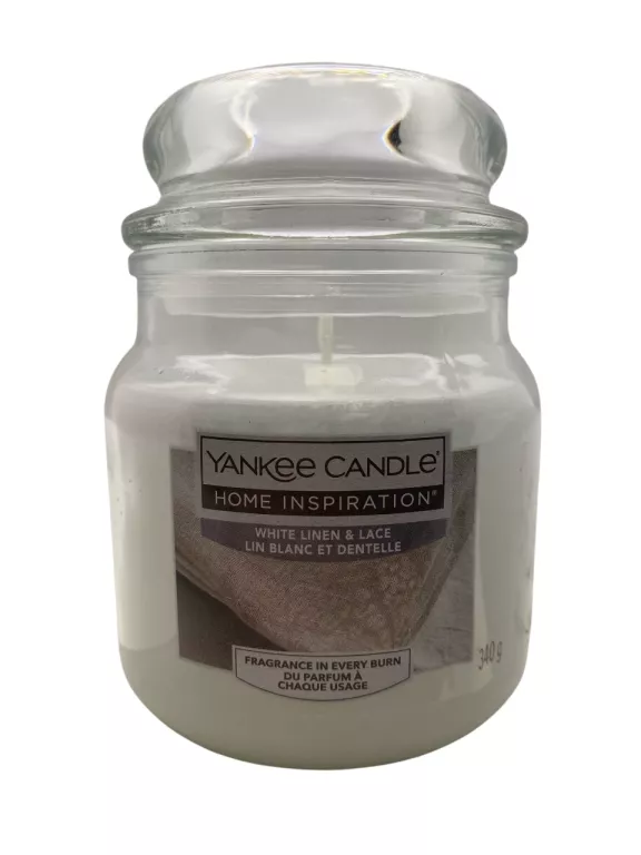 YANKEE CANDEL WHITE LINEN & LACE