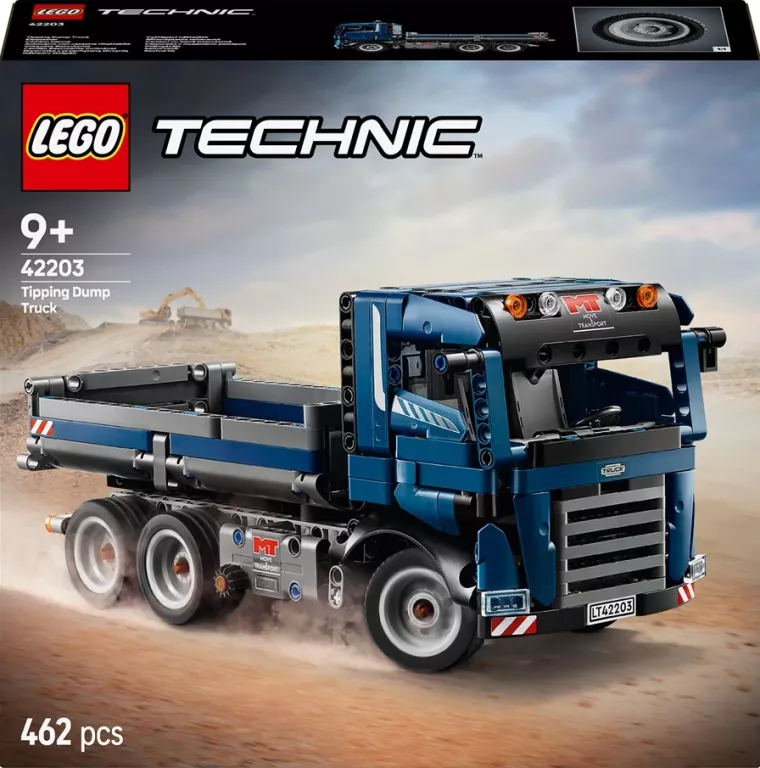 LEGO TECHNIC 42203 WYWROTKA Z PRZECHYLANĄ SKRZYNIĄ