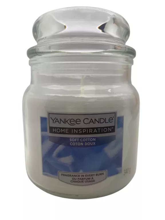 YANKEE CANDLE ŚWIECA SOFT COTTON 340G