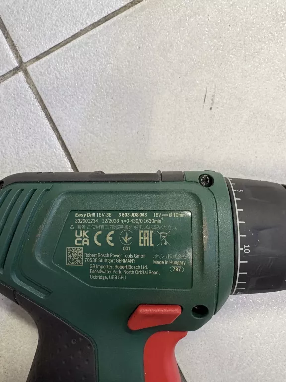 BOSCH EASYDRILL 18V-38