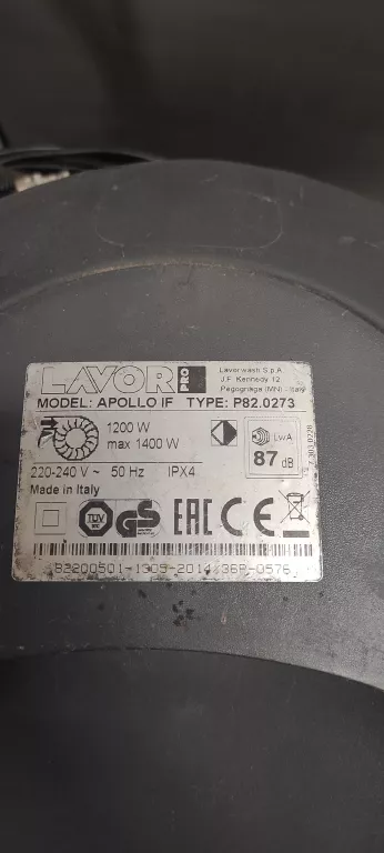 ODKURZACZ CLINUS LAVOR APOLLO IF