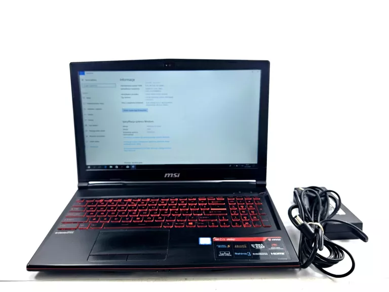 LAPTOP MSI MSI GL63 8RC I5-8300H / 8 GB / 1 TB HDD