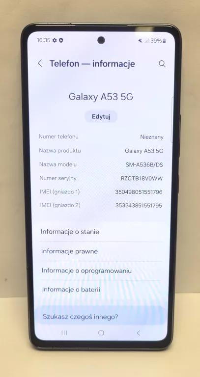 TELEFON SAMSUNG GALAXY A53 5G 6/128GB