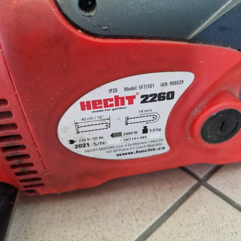 PIŁA ŁAŃCUCHOWA ELEKTRYCZNA HECHT SF7J101 2400W OPIS