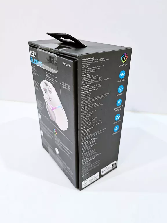 LOGITECH MYSZ G502 X PLUS BIAŁA