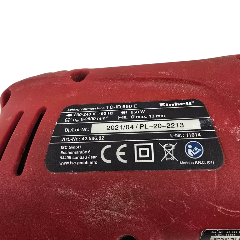 WIERTARKA EINHELL TC-ID 650 E