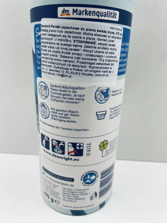 DENKMIT PERFUMY DO PRANIA W PEREŁKACH SENSUAL FRESH 275 G