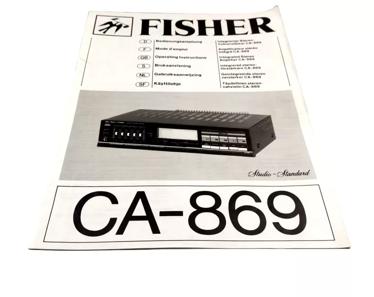 TUNER FISHER - MODEL FM 226 CZARNY MIDI