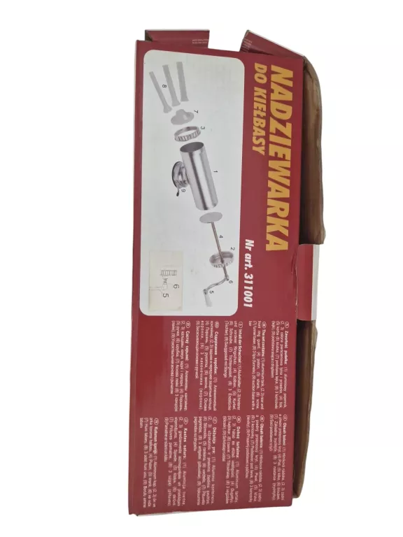 BIOWIN NADZIEWARKA POZIOMA DO KIEŁBAS 1,5KG
