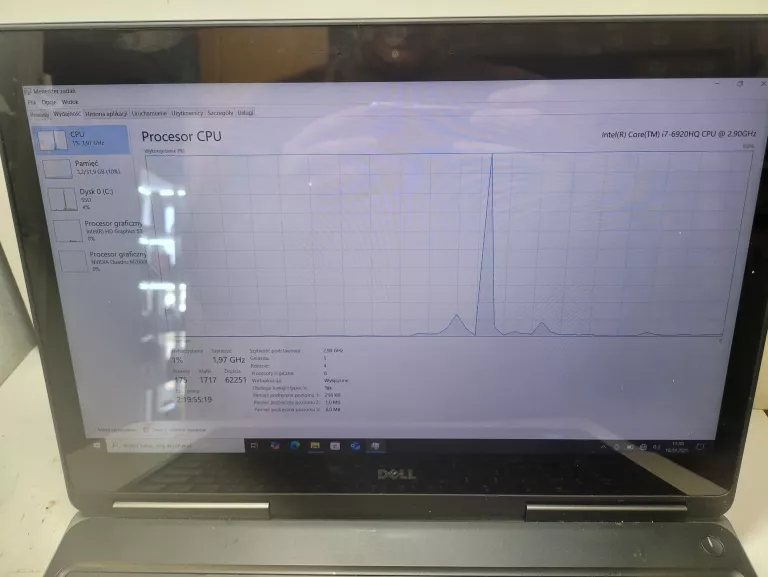 LAPTOP DELL PRECISION 7510 15,6 " INTEL CORE I7 32 GB