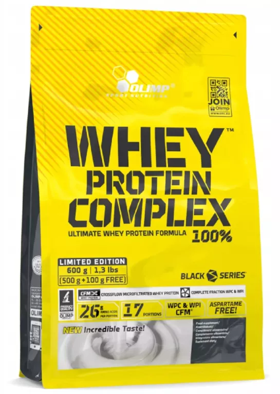 WANILIA ODŻYWKA BIAŁKOWA OLIMP WHEY PROTEIN MIESZANKA BIAŁEK W PROSZKU 600