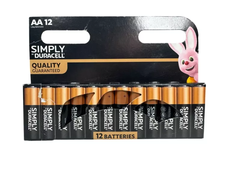 BATERIE ALKALICZNE DURACELL AA LR6 / 12SZT.