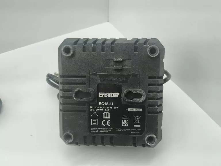 SZLIFIERKA ERBAUER EAG-18 LI + AKU 2.0AH 18V +ŁADOWARKA + TORBA