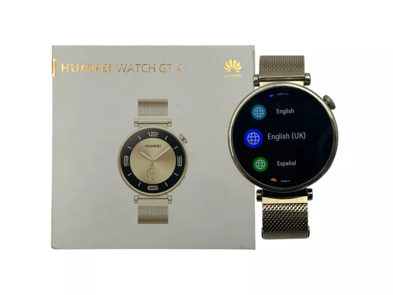 SMARTWATCH HUAWEI WATCH GT 4 ELEGANT 41MM ZŁOTY - GW 02.2026R!