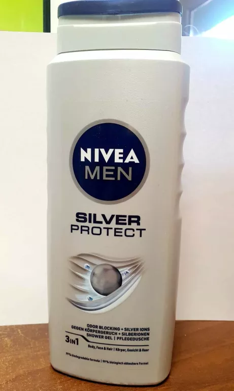 ŻEL POD PRYSZNIC NIVEA MEN SILVER PROTECT 500 ML
