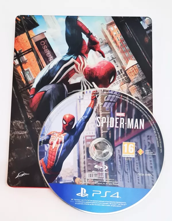 GRA NA PS4 SPIDER-MAN  STEELBOOK