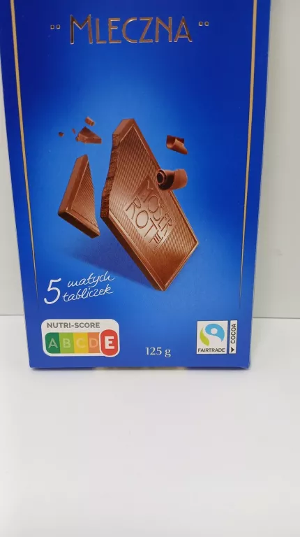 MOSER ROTH 125G MLECZNA DELIKATNA MLECZNA CZEKOLADA