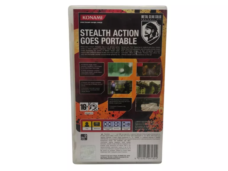 GRA PSP METAL GEAR SOLID PORTABLE OPS