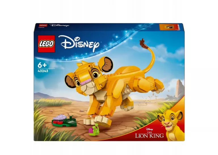 LEGO DISNEY KRÓL LEW - LWIĄTKO SIMBA 43243