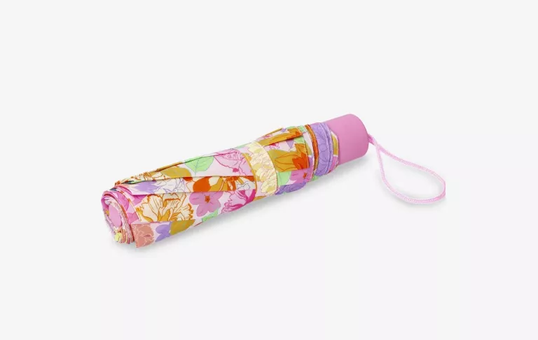SKŁADANY PARASOL W KWIATY