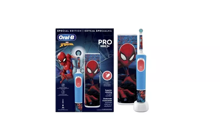 ORAL B PRO KIDS 3+ ELEKTRYCZNA SZCZOTECZKA DO ZĘBÓW MARVEL SPIDER-MAN ETUI