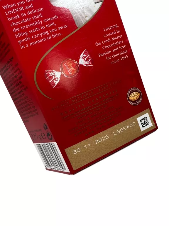 LINDT LINDOR PRALINKI MILK 200G