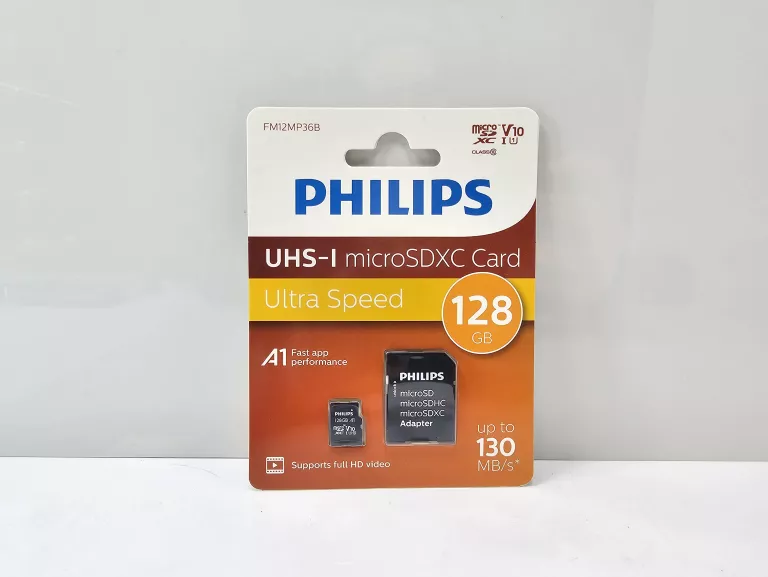 PHILIPS KARTA PAMIĘCI UHS-I MICROSDXC ULTRA SPEED 128GB 130MB/S