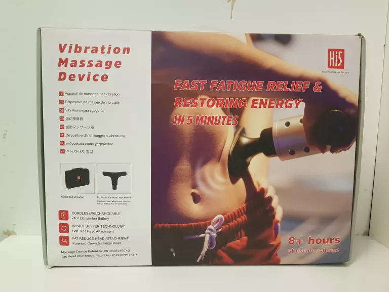 MASAŻER WIBRACYJNY MASSAGE GUN PISTOLET DO MASAŻU HI5 W15482