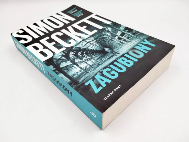 KSIĄZKA ZAGUBIONY SIMON BECKETT - STAN BDB !