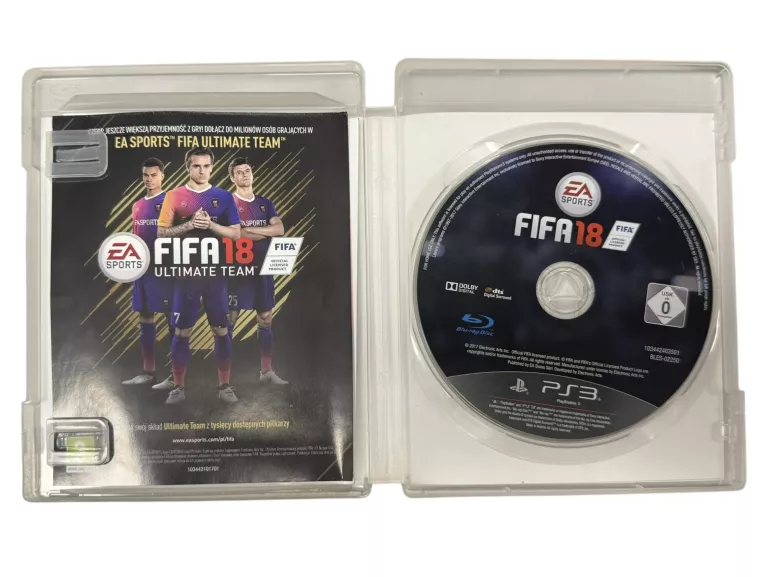 GRA NA PS3 FIFA 18 EDYCJA LEGACY POLSKA WERSJA