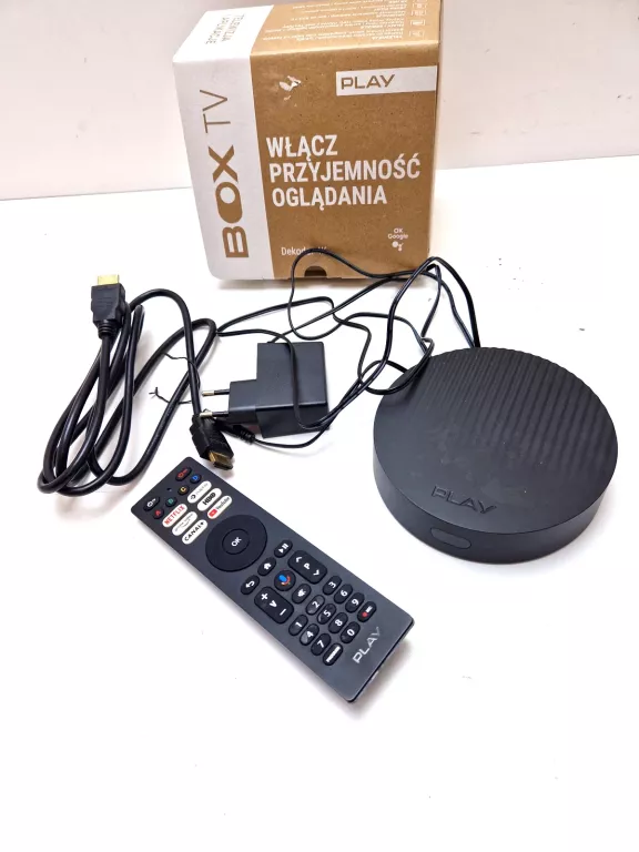 PLAY BOX TV ZESTAW KOMPLET