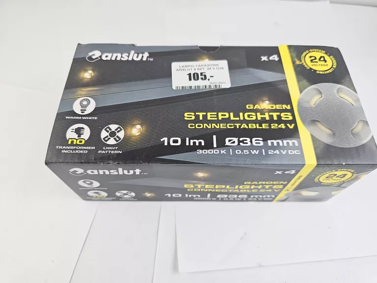 LAMPKI TARASOWE ANSLUT 4 SZT. 24 V O36 MM 4X10 LM 7330571582364