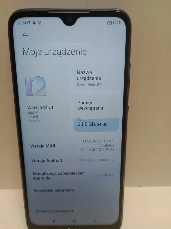 TELEFON REDMI NOTE 8T