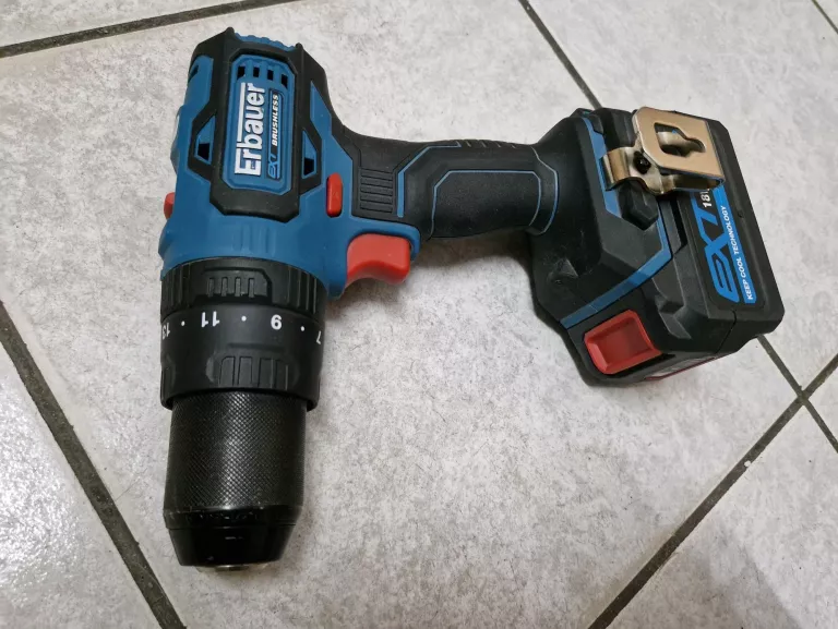 WIERTARKO-WKRĘTARKA ERBAUER 18 V ECD18-LI-2 + 2 X AKU 4,0 AH