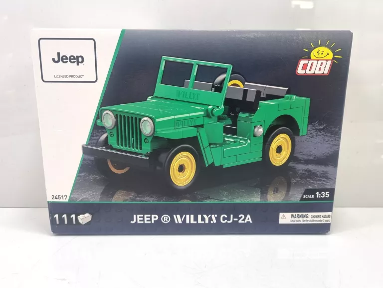 KLOCKI COBI 24517 SAMOCHÓD JEEP WILLYS CJ-2A YOUNGTIMER 111 EL.