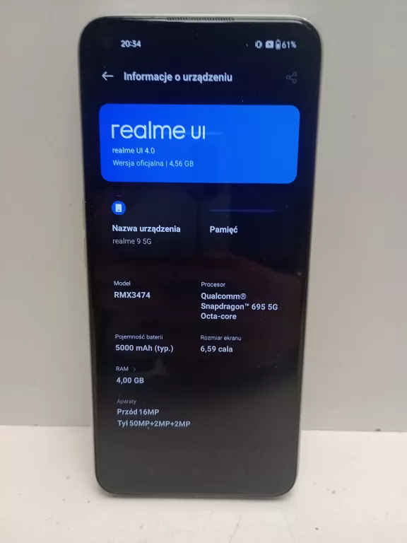 TELEFON REALME 9 5G