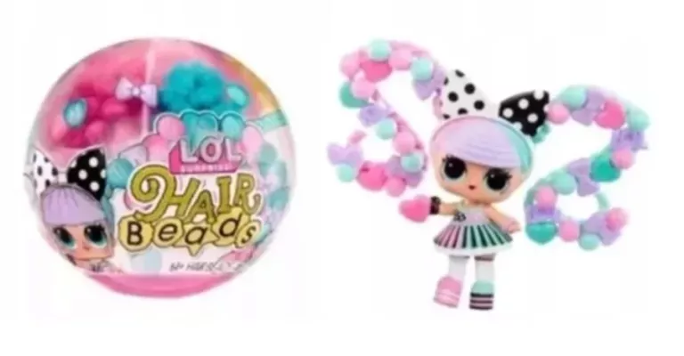 KULA LOL SURPRISE HAIR BEADS KULA LALECZKA Z KORALIKAMI L.O.L NA PREZENT