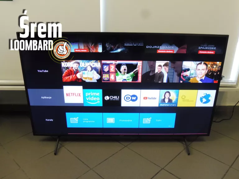 TV SONY KD-55X7055, 55 CALI, 4K UHD, SMART TV, PILOT, DB STAN!