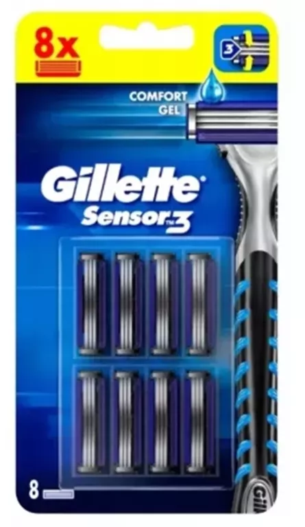 WKŁADY DO MASZYNKI GILLETTE SENSOR 3 8SZT.